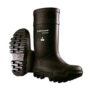 Dunlop Purofort Thermo full Safety Men's Knee Boots Black Size 10